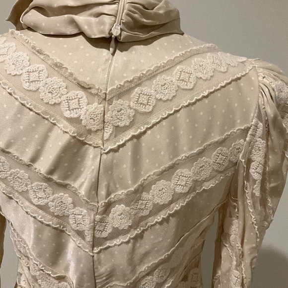 ZIMMERMANN UNBRIDLED CHEVRON PANEL TOP. COLOR: BEIGE, SIZE 1AU (6US). - Picture 9 of 16